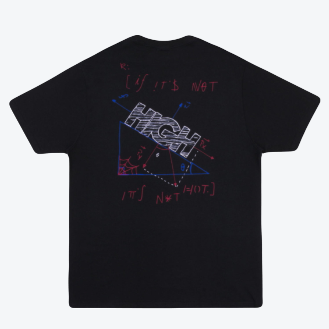 HIGH COMPANY Tee Physics Black