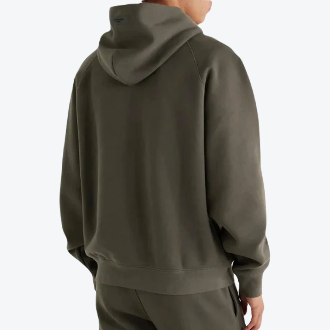Fear of God Essentials Hoodie Off Black (FW22) - Drizzle