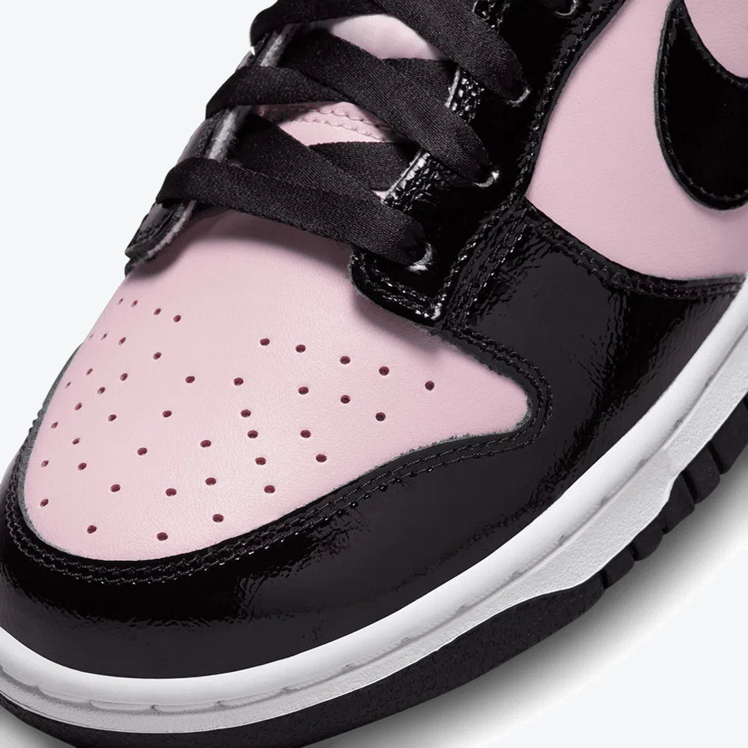 Nike Dunk Low Black Patent Pink - Drizzle