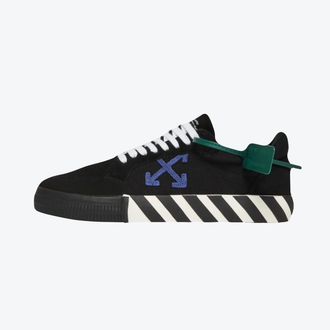 Off-White Low Vulcanized Black/Blue - Drizzle